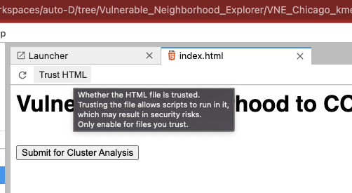 trust html button